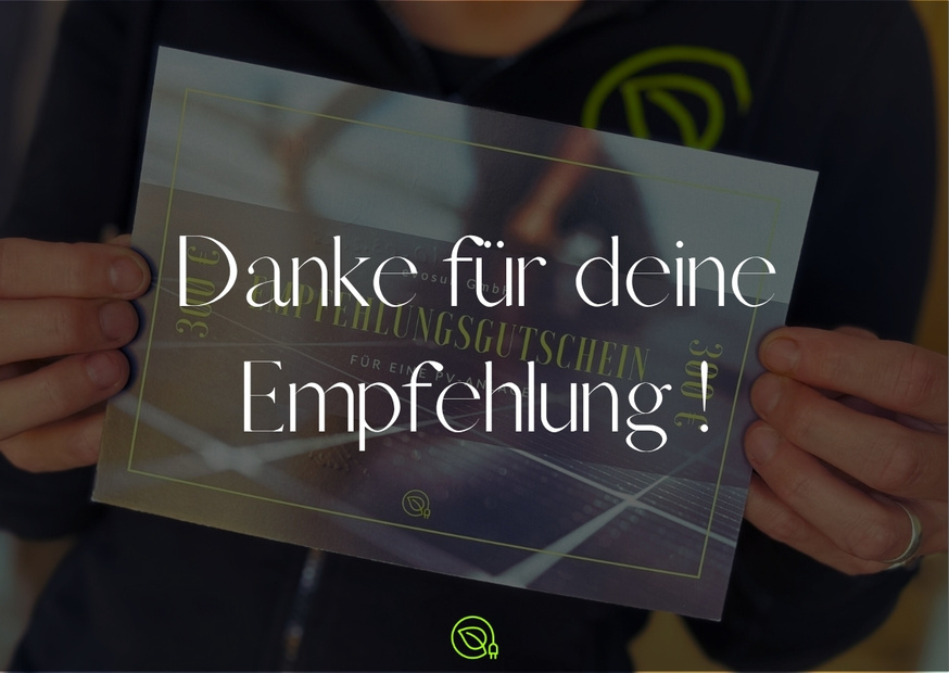 Empfehlungsprogramm von evosun GmbH - Gutschein